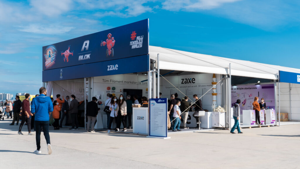 Zaxe’nin son teknolojiye sahip 3D yazıcıları  global lansmanını Teknofest’te yaptı