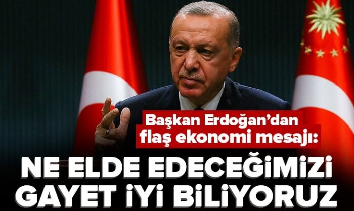 Erdoğan’dan ‘ekonomi’ açıklaması: Fırsatları değerlendirmekte kararlıyız