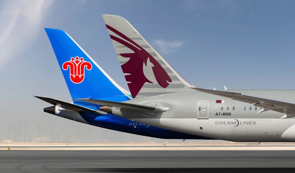 Qatar Airways ve China Southern Airlines İmzaladıkları Yeni Anlaşma ile Mevcut Kod Paylaşımı Ağlarını Genişletti