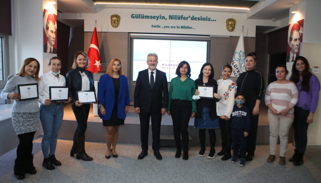 Nilüfer’de girişimci adaylarına sertifika