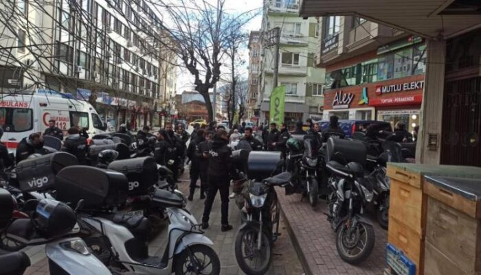 Bursa’da 50 motokurye talepleri için iş bıraktı