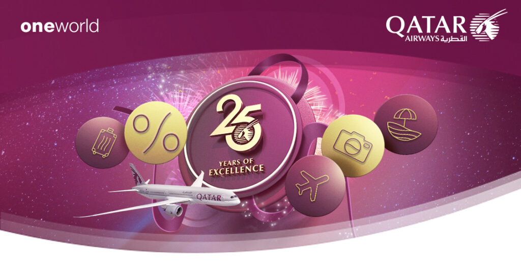Qatar Airways 25. Yıldönümünü Kutlarken Küresel Bir Satış Kampanyası Başlattı