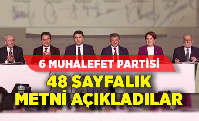 Ankara’da tarihi gün: Altı muhalefet lideri bir arada