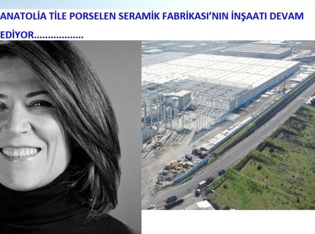 Iglo Architects İmzalı Anatolia Tile Porselen Seramik Fabrikası’nın  İnşaatı Devam Ediyor…