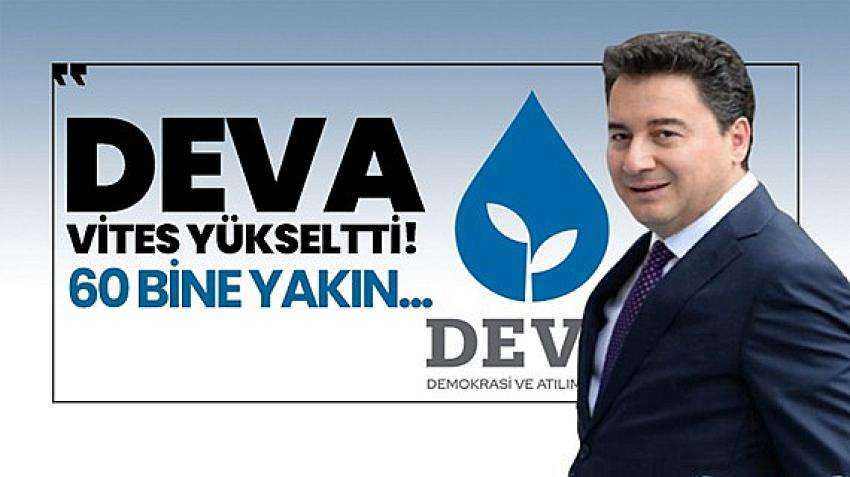 DEVA Partisi Bursa İl Başkanlığı vites yükseltti!