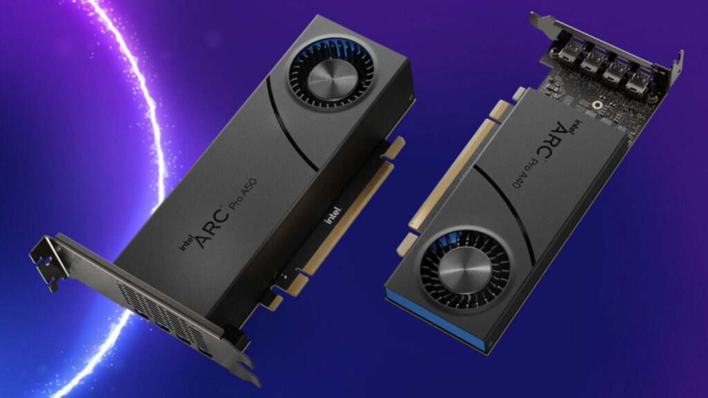 Intel Arc Pro GPU Ürünlerini Tanıtıyor
