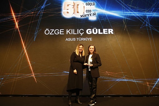 ASUS Türkiye Sistem İş Birimi Ülke Müdürü  Özge Kılıç Güler,  “50 Güçlü Kadın CEO” arasında