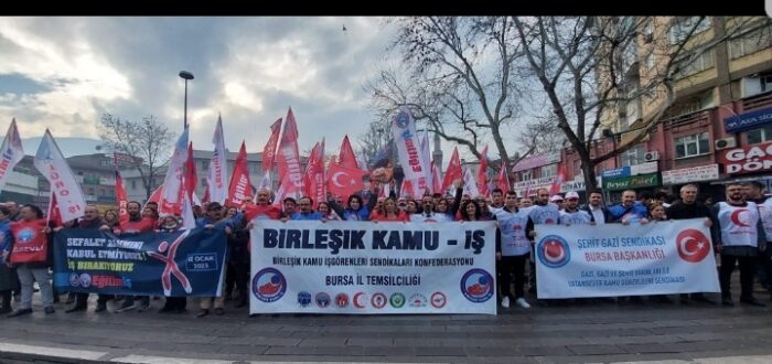 Birleşik Kamu-İş Konfederasyonu Bursa; Vali Suç İşliyor!
