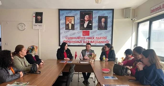 Demir’den CHP Orhangazi İlçe Başkanı Vural Çetin’e Ziyaret