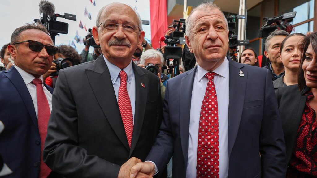 Ümit Özdağ, Kemal Kılıçdaroğlu’nu CHP Genel Merkezinde ziyaret etti