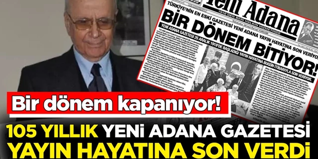 Prof. Dr. İbrahim Ortaş yazdı; Bir Dönemin “Yeni Adana” Gazetesi Bitiyor mu? Bitiyorsa Adana’nın ve Hepimizin Ayıbıdır