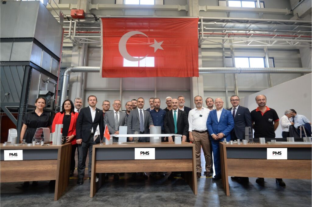 Sanayi ve Teknoloji Bakanı Kacır’dan,PMS Alüminyum’unTEKNOSAB’daki4. fabrikasına ziyaret