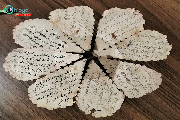 ”Şehidin” kaleme aldığı 108 yıllık yonca yapraklı mektubu