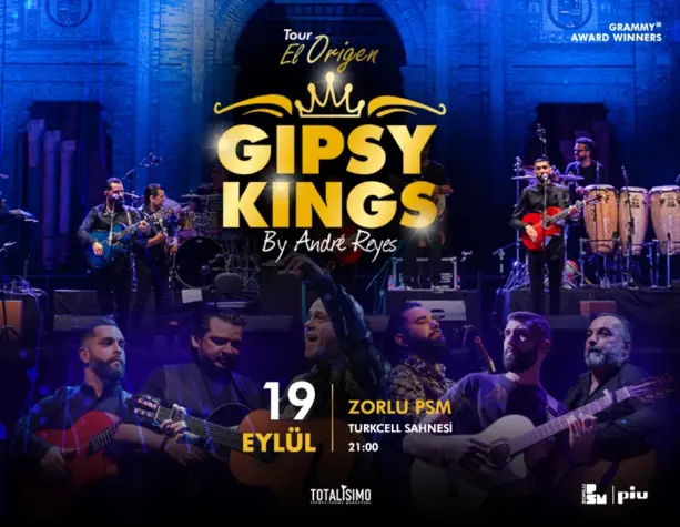 Gipsy Kings by Andre Reyes  19 Eylül’de Zorlu PSM Turkcell Sahnesi’nde