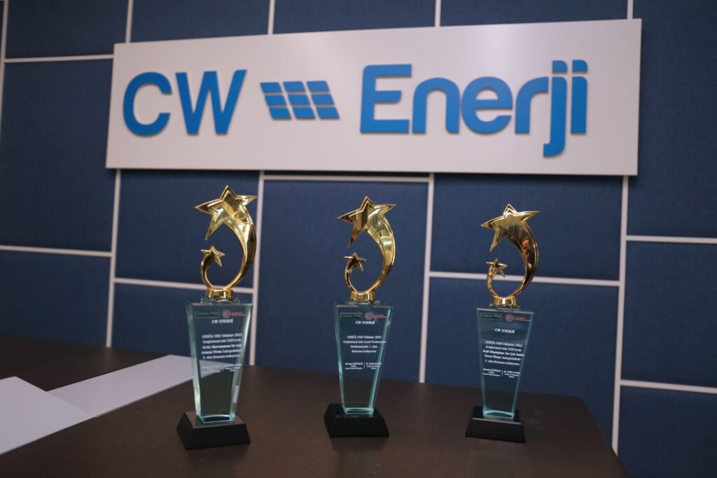 CW Enerji’ye OSBÜK’ten 3 ödül birden