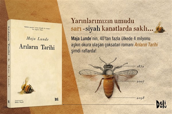 40’tan fazla ülkede 4 milyonu aşkın okura ulaşan Arıların Tarihi romanı şimdi Türkçede!