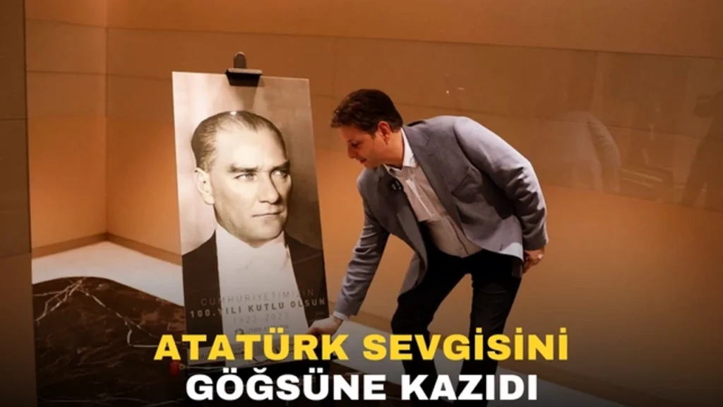 Atatürk Sevgisini Göğsüne Kazıdı