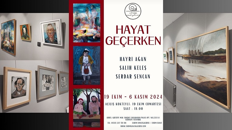 Salih Keleş, Hayri Ağan ve Serdar Şencan’ın buluşturan sergi sanat izleyicisiyle buluştu.