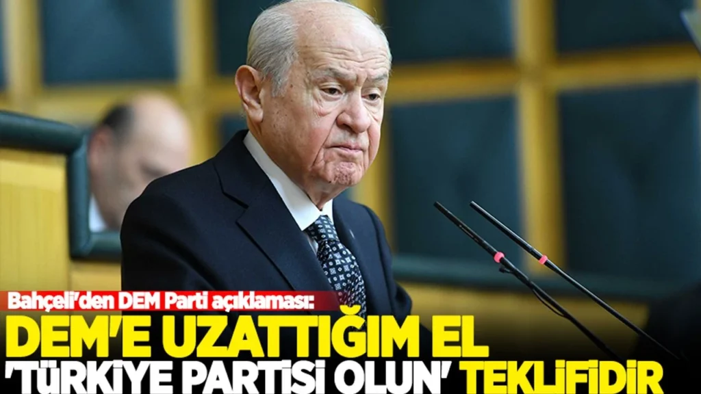 DEM Parti’ye uzattığımız el ‘gelin Türkiye Partisi olun’ teklifidir