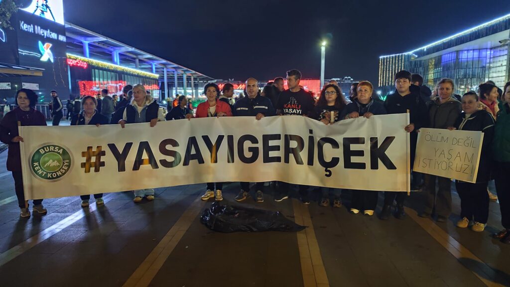 “Yasayı geri çek, katliamı durdur”