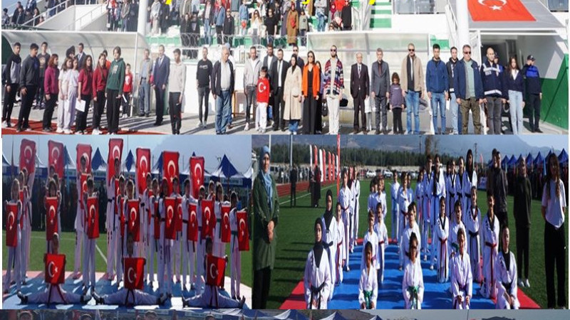 İznik Gençlik ve ilçe Spor Müdürlüğü İznik Belediye spor Taekwondo kulübü ayakta alkışlanıyor.