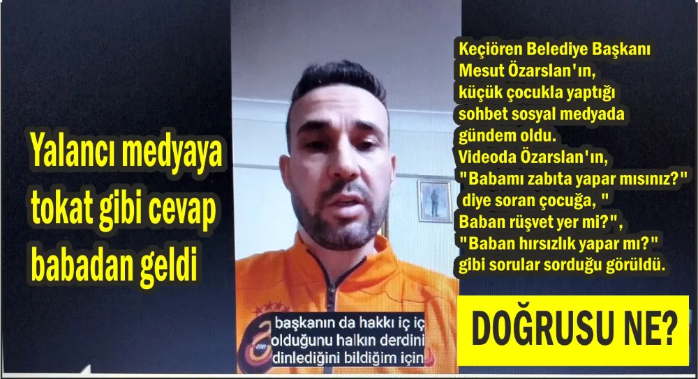 Dündar’ın Mesut Özarslan’la ilgili paylaştığı videoda çocuğun babasından yanıt