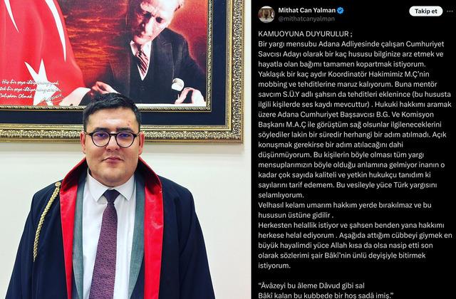 ​ AV. MERT AKDOĞAN VE HAKİM-SAVCI ADAYI MİTHAT CAN YALMAN’IN VEFATLARI BÜYÜK ÜZÜNTÜ YARATTI