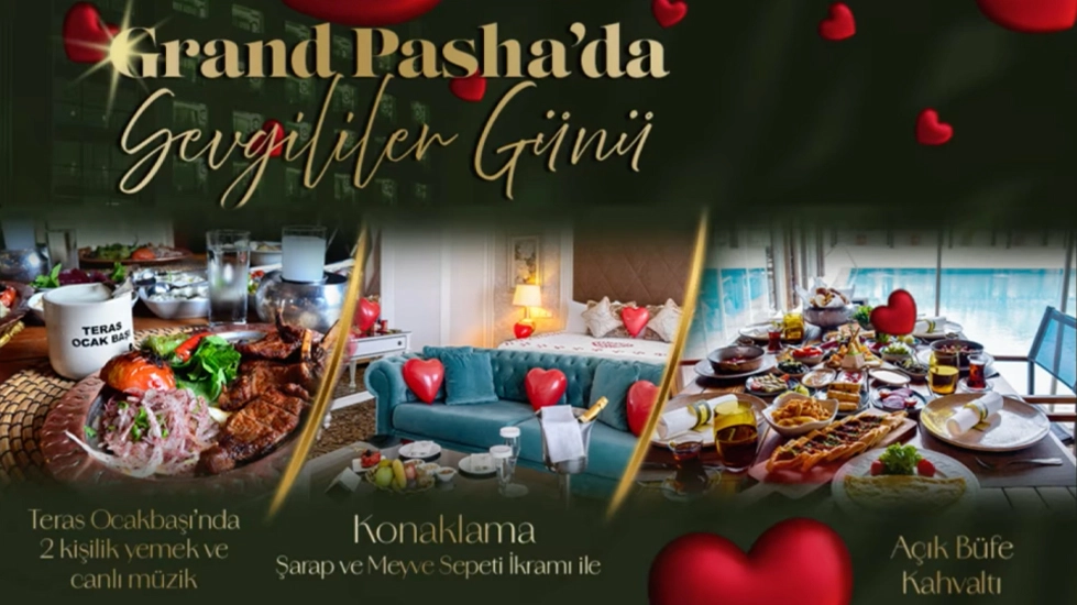 Grand Pasha Girne’den Sevgililer Günü’ne Özel Nostaljik Aşk Gecesi