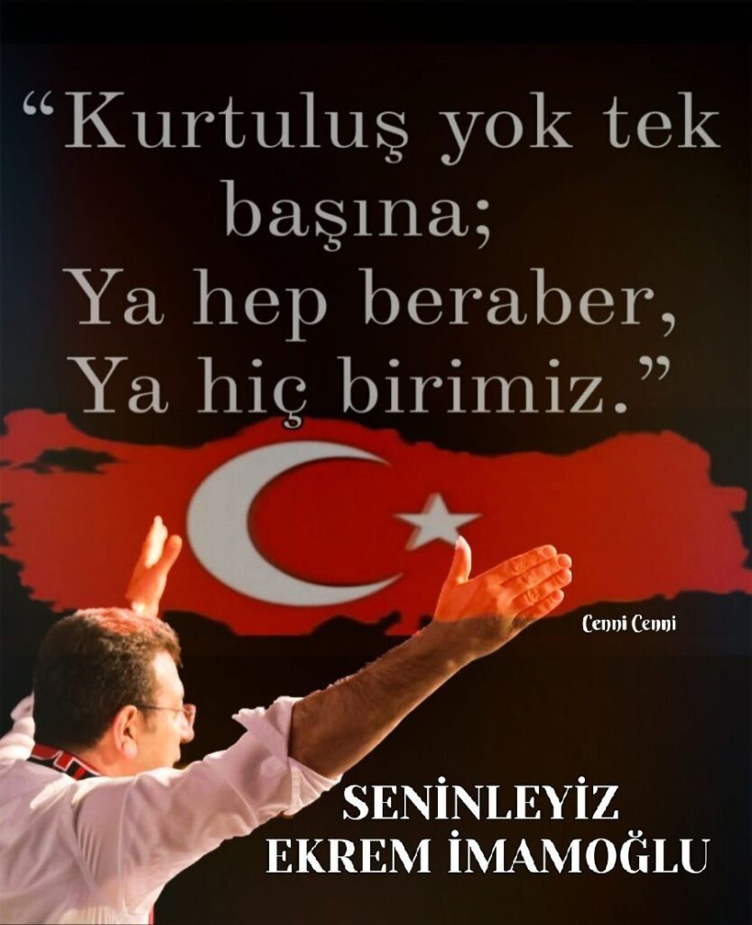 Güler Buğday yazdı; EKREM İMAMOĞLU MUSTAFA KEMAL’İN ASKERİDİR VE FAŞİZME KARŞI OLANLARIN VAZGEÇİLMEZİ OLMUŞTUR.