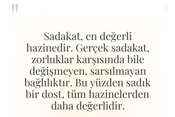 SADAKAT, SADIKLIK, LİYAKAT VE RİYAKÂRLIK