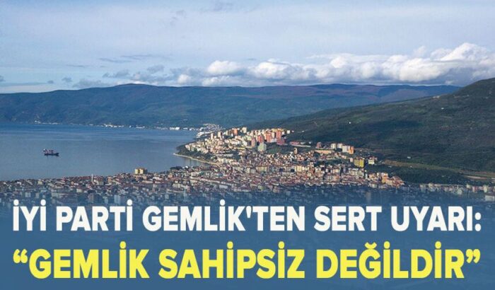 Gemlik’te Sabır Tükeniyor: İYİ Parti’den Bursa Büyükşehir’e Sert Tepki