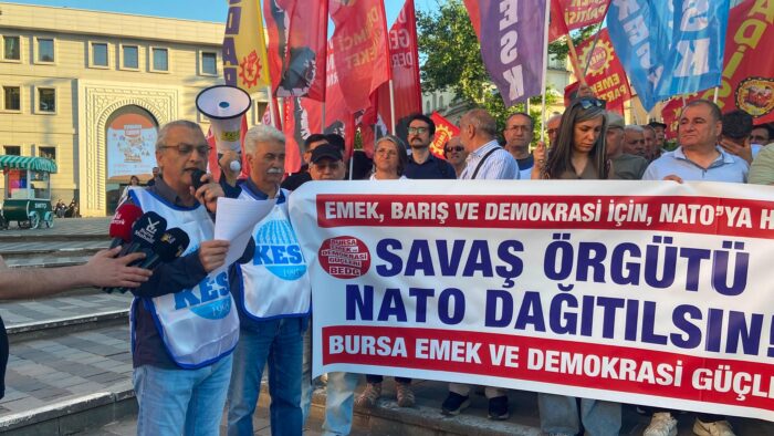 Bursa Şehreküstü Meydanı’ndan NATO Zirvesine Sert Tepki