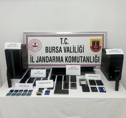 Bursa Jandarmasından Dev Siber Dolandırıcılık Operasyonu