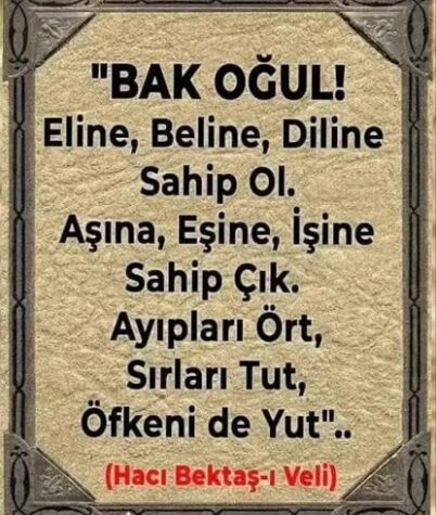 Eline, Diline, Beline Sahip Ol Aleviliğin Asırlardır Yol Gösteren Üç Büyük İlkesi
