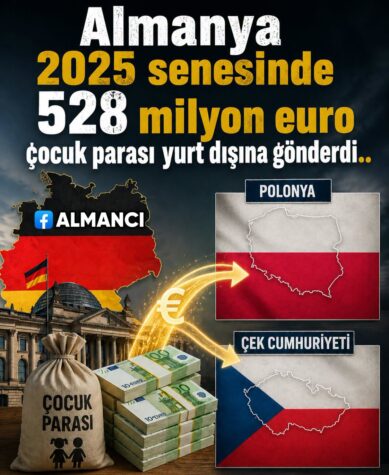 Almanya’dan Yurt Dışına 528 Milyon Euroluk Çocuk Parası Ödemesi
