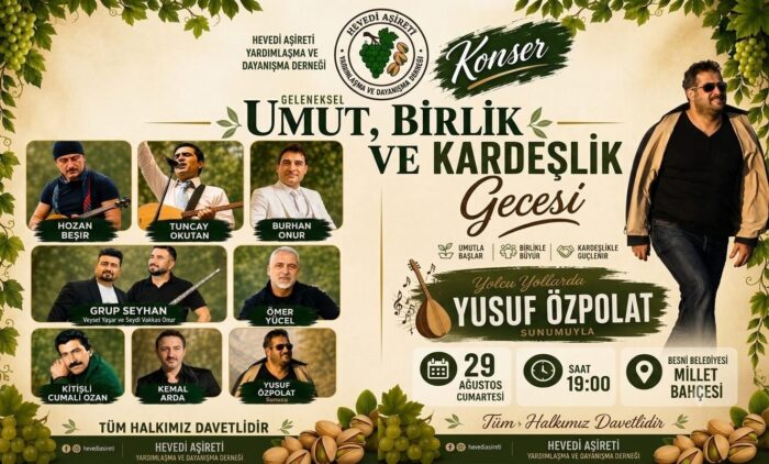 Hevedi Aşireti’nden “Umut, Birlik ve Kardeşlik Gecesi”