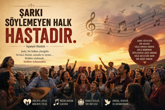ŞARKI SÖYLEMEYEN HALK HASTADIR.