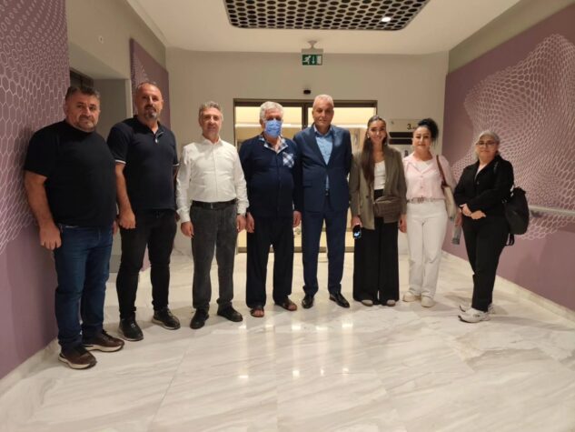 İlhami Gün ve Yol Arkadaşlarından Kasım Akdeniz’e Geçmiş Olsun Ziyareti