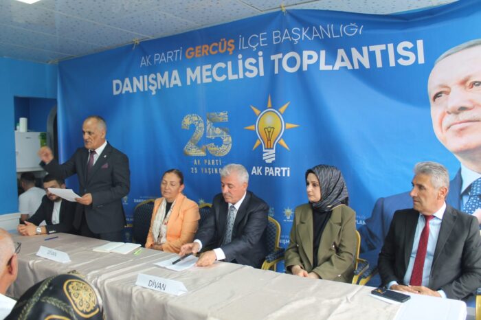 AK PARTİ GERCÜŞ’TE DANIŞMA MECLİSİ TOPLANTISI: “SÖZ DE KARAR DA MİLLETİMİZİN”
