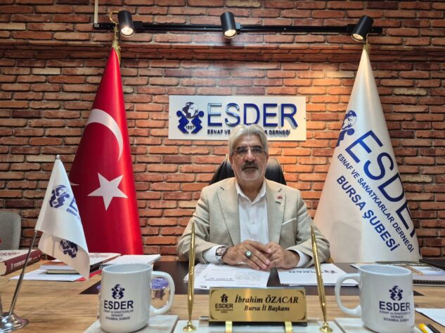 ESDER BURSA ŞUBE BAŞKANI İBRAHİM ÖZACAR: “TÜRKİYE, ORTADOĞU’DA SAVAŞIN DEĞİL, BARIŞIN ÖNCÜSÜ OLMALI”