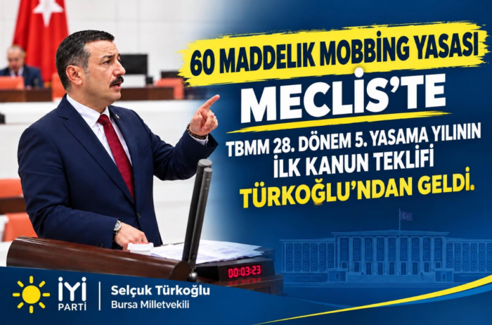 Türkoğlu: “Mobbingi şikâyet ettiği için ikinci kez mağdur edilen bir çalışan düzeni kabul edilemez”